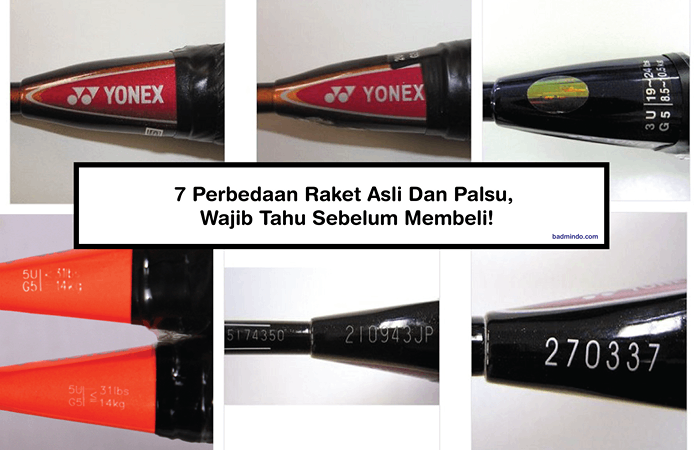 7 Perbedaan Raket Asli Dan Palsu, Wajib Tahu Sebelum Membeli!