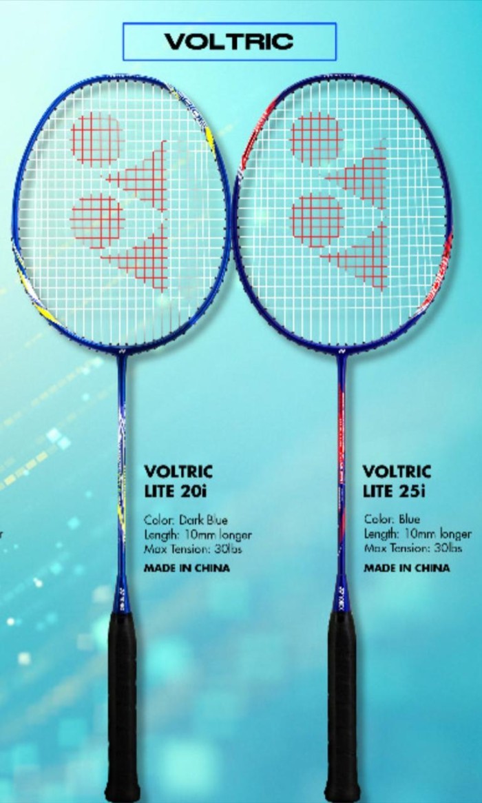 Rekomendasi Raket Yonex Voltric Lite 20I/25I