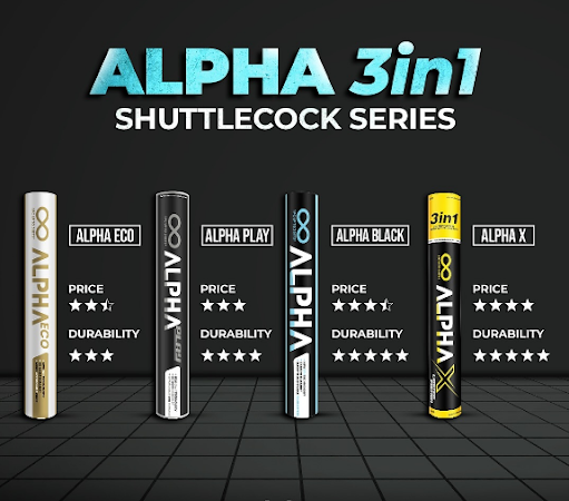 Review Shuttlecock Alpha Semua Varian, Terlengkap!
