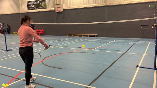 Target Practice badminton
