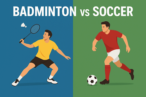 badminton vs sepak bola