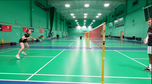 shuttle badminton drill