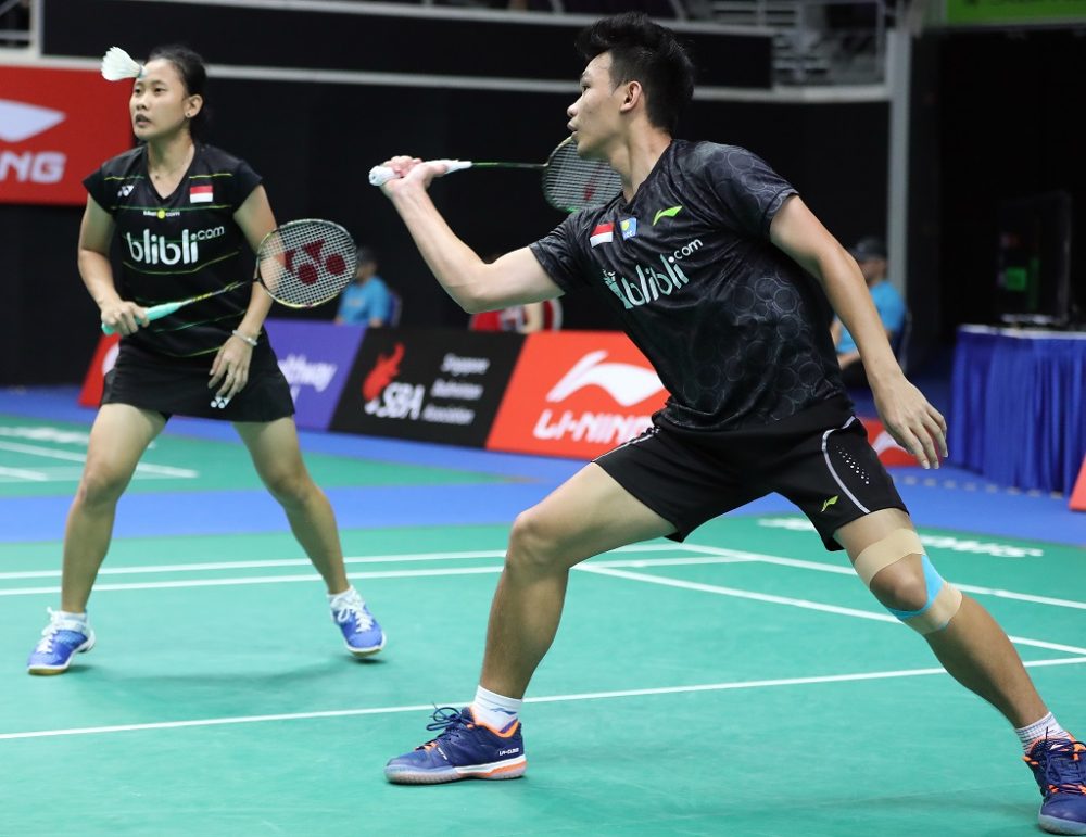 rinov rivaldy Singapore Open 2018