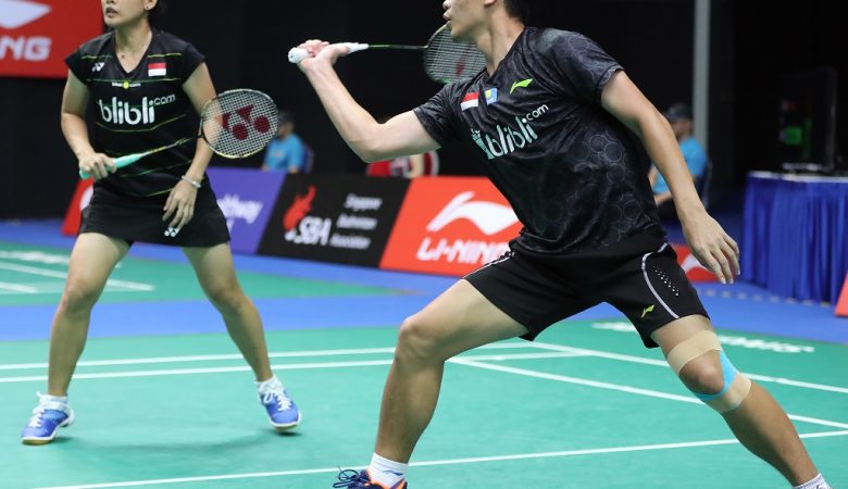rinov rivaldy Singapore Open 2018